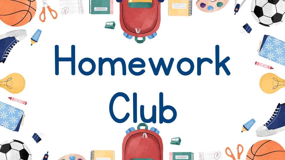 Homework Club for elementary, middle, and high school students in Stillwater County.